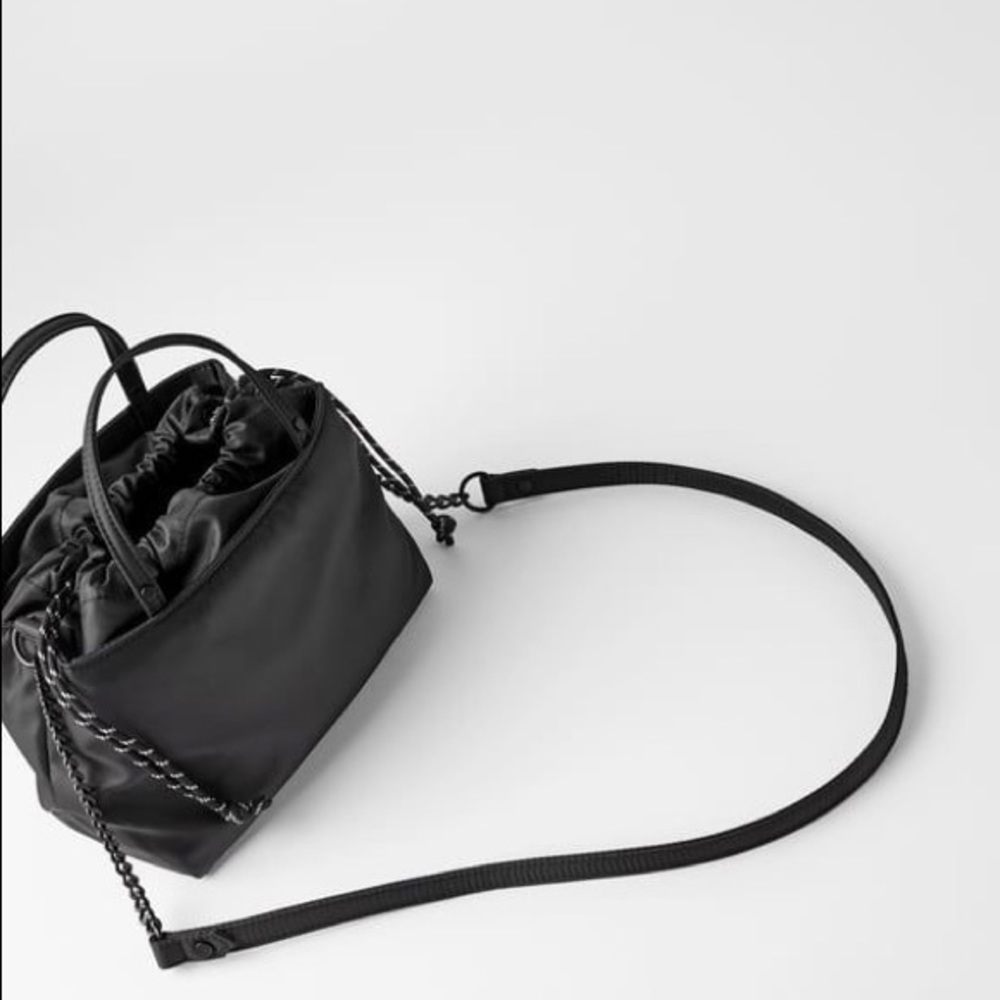 Zara NYLON MINI CITY BAG